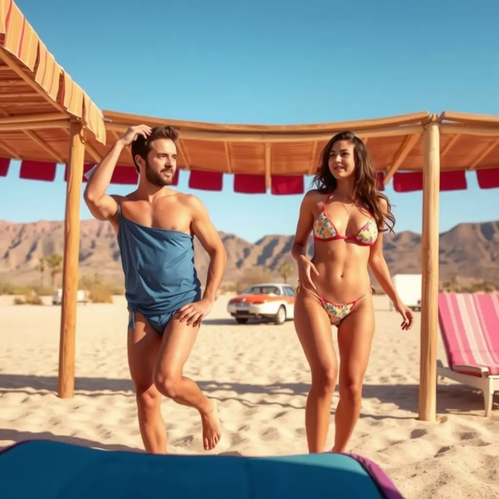 Indie Vibes in 'Palm Springs' (2020): The Bikini Reimagined